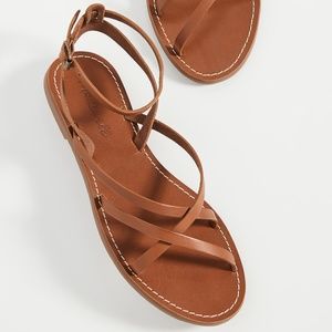 Madewell Boardwalk Skinny Strap Sandal size 8
